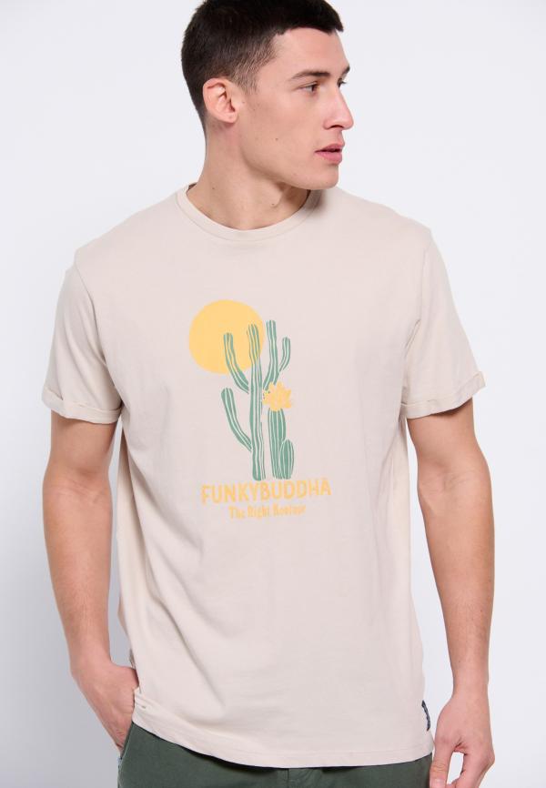 T-shirt από οργανικό βαμβάκι με τύπωμα