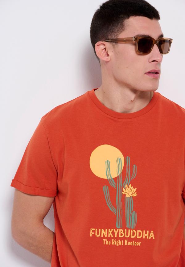 T-shirt από οργανικό βαμβάκι με τύπωμα