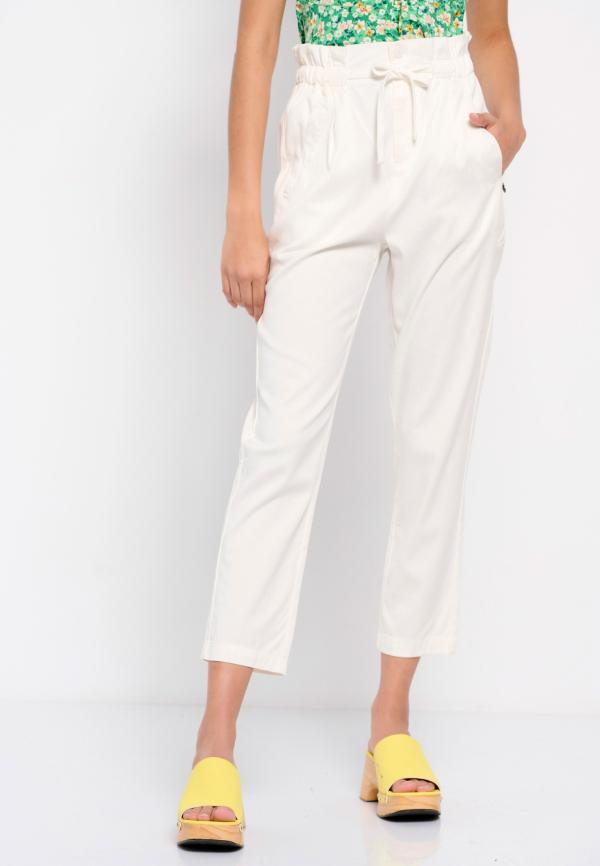 Lyocell blend peg leg παντελόνι