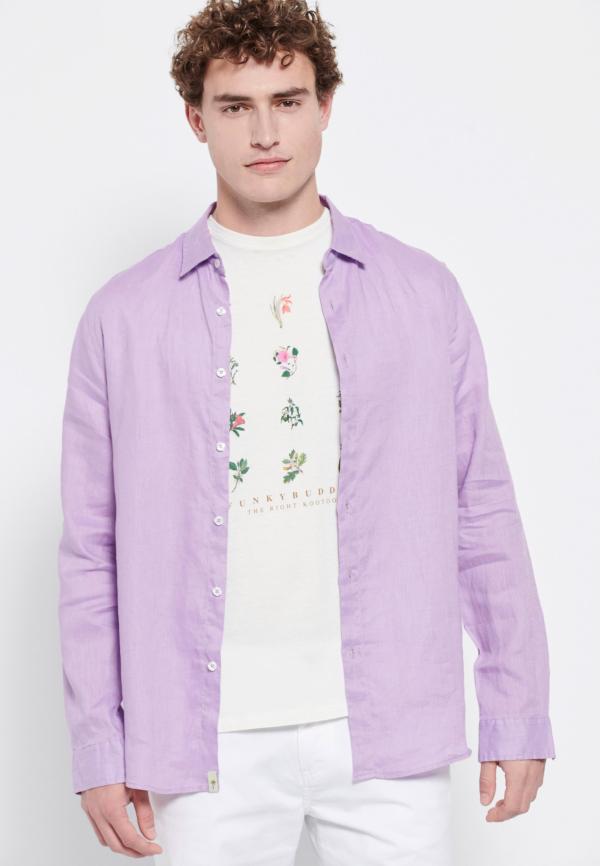 Essential λινό πουκάμισο