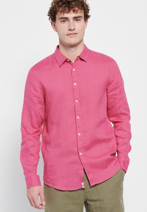 Essential λινό πουκάμισο