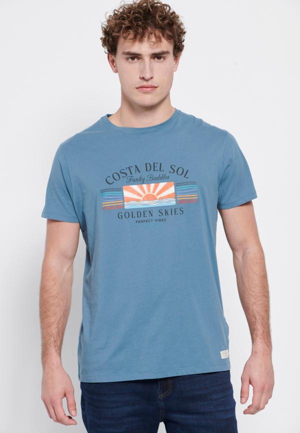 T-shirt από οργανικό βαμβάκι με τύπωμα