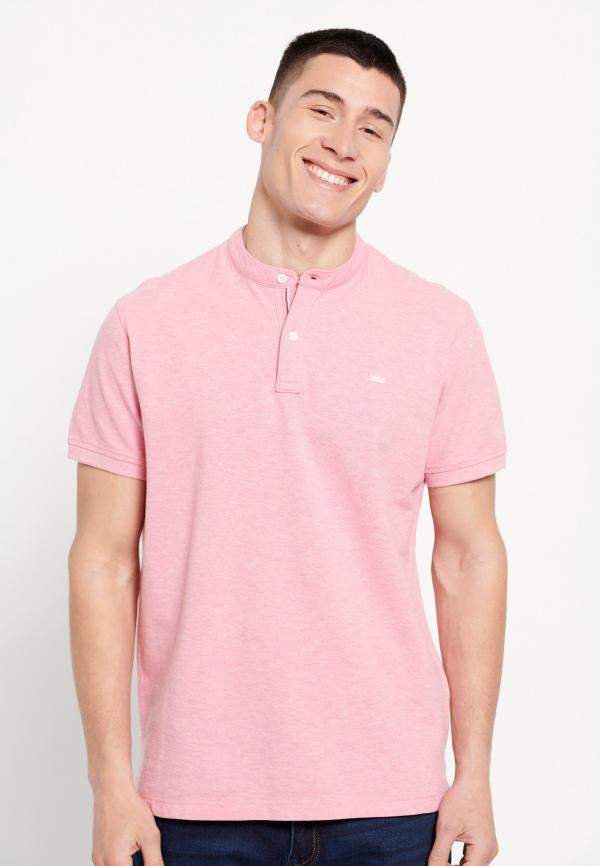 Μπλούζα polo με λαιμό mao