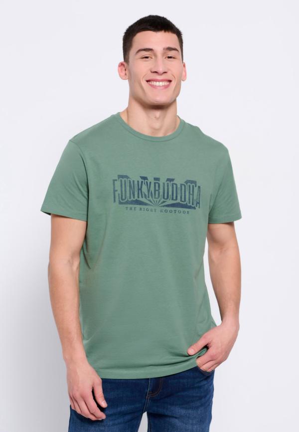 T-shirt με Funky Buddha τύπωμα