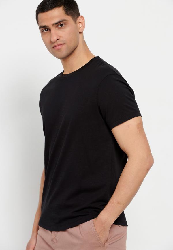 Loose fit μονόχρωμο t-shirt