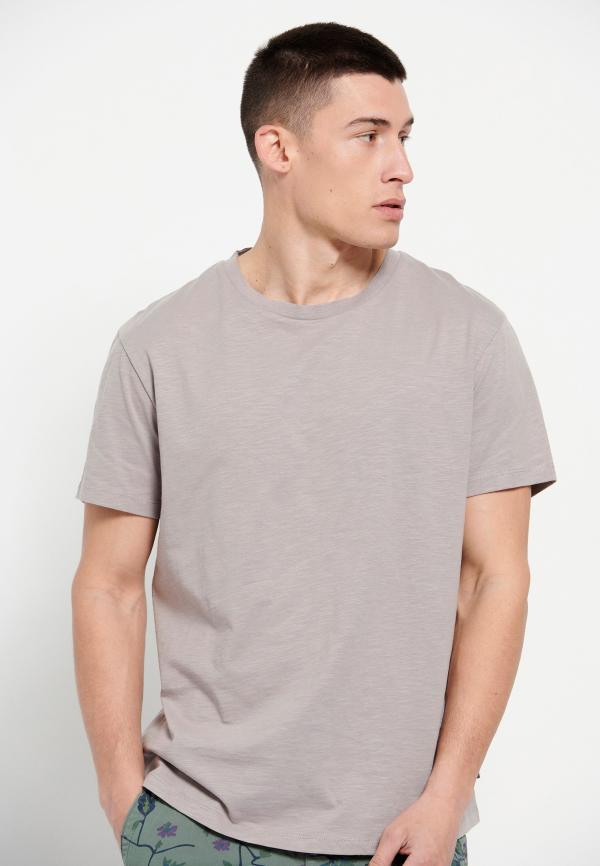 Loose fit μονόχρωμο t-shirt