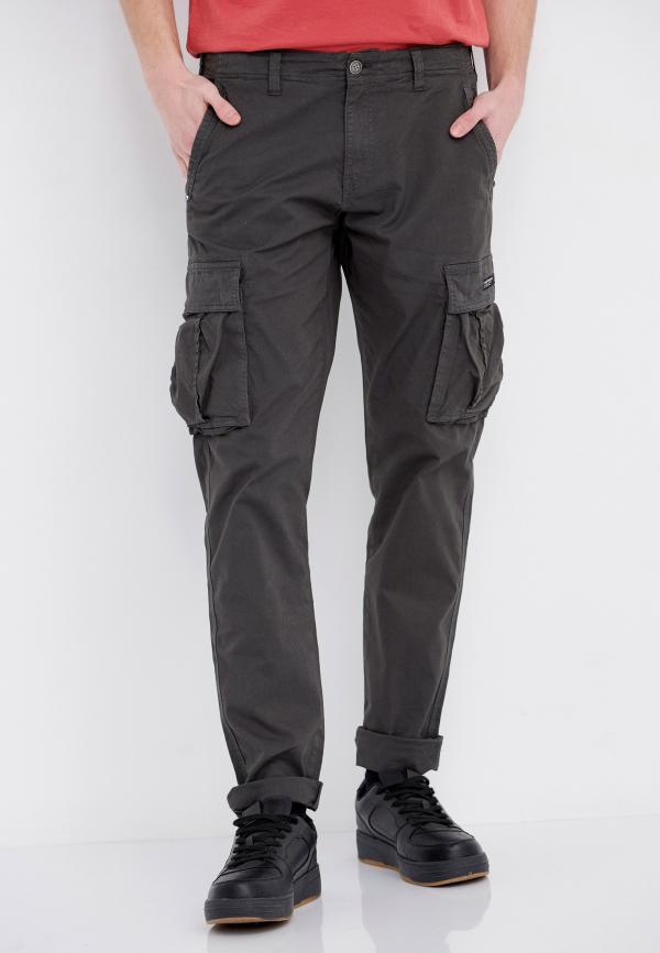 Παντελόνι cargo με ζακάρ ύφανση