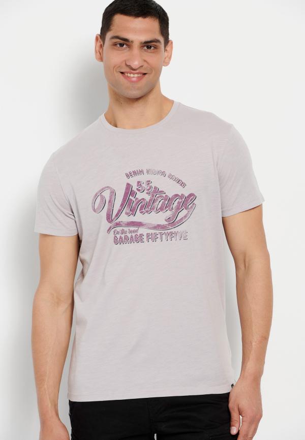 T-shirt με τύπωμα στο στήθος Garage 55