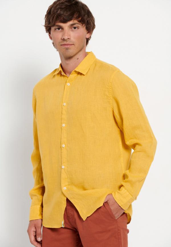 Essential λινό πουκάμισο