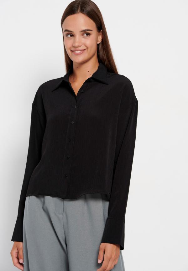 Γυναικείο μονόχρωμο πουκάμισο