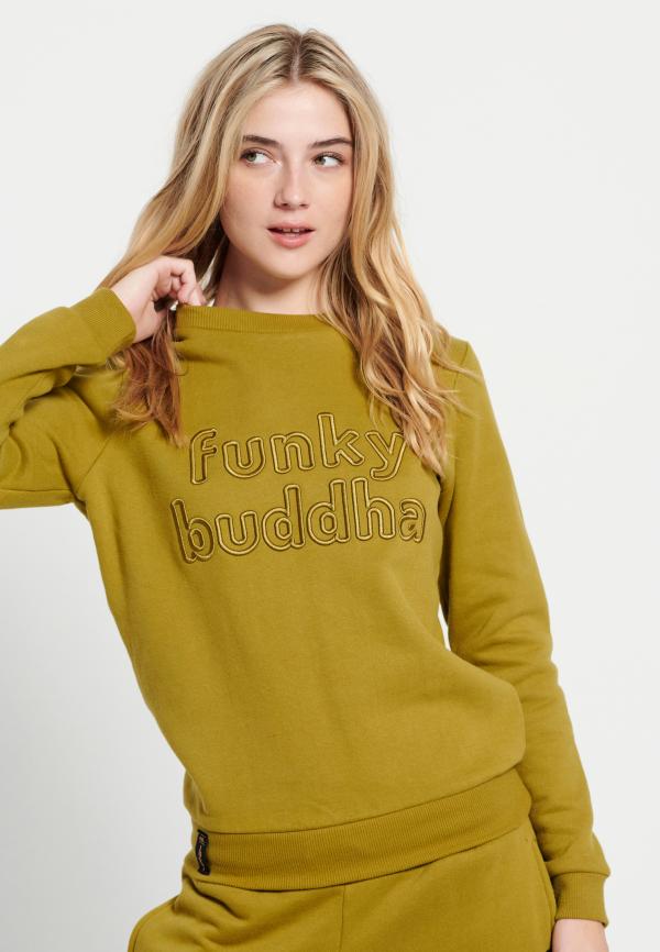 Φούτερ με 3D κέντημα στο στήθος