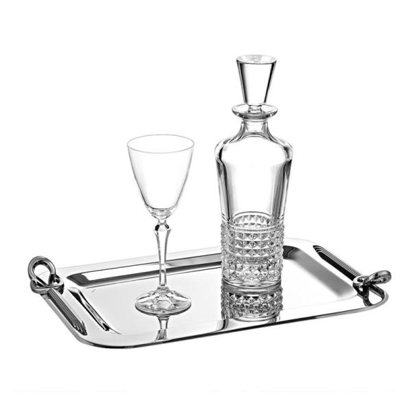 Σετ κουμπάρου γάμου ποτήρι καράφα δίσκος AG106