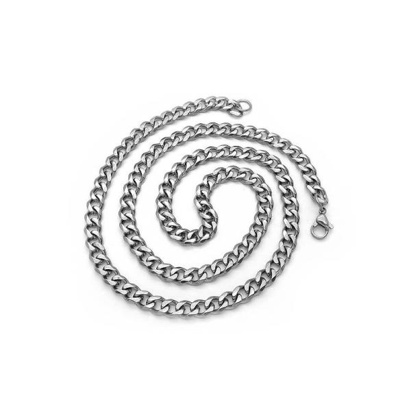 Αλυσίδα λαιμού Unisex από ατσάλι 5mm AN100