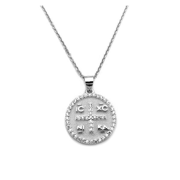 Κωνσταντινάτο κολιέ από Ασήμι 925 KL258