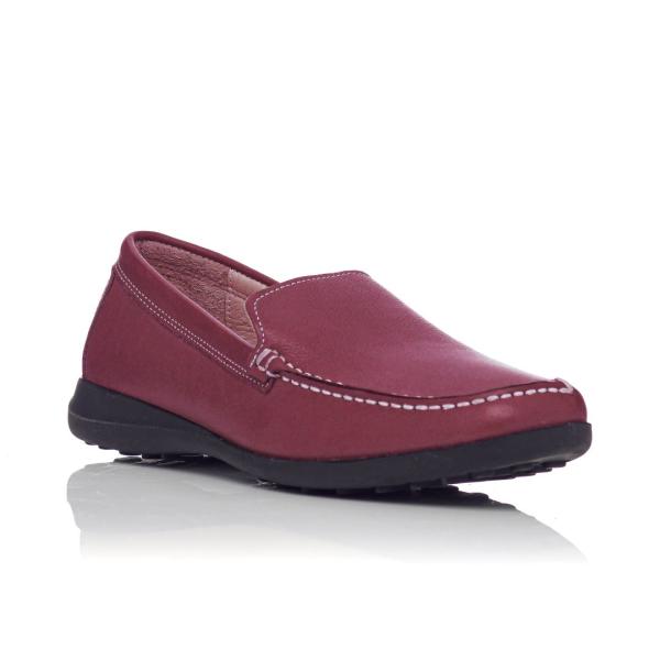 Γυναικείο ανατομικό δερμάτινο μοκασίνι Safe Step PH153
