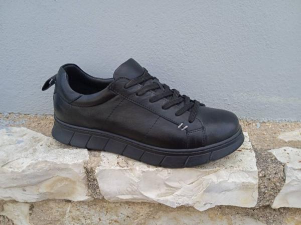 Safe Step 5032 - Γυναικείο Δερμάτινο Ανατομικό Sneaker με κορδόνια