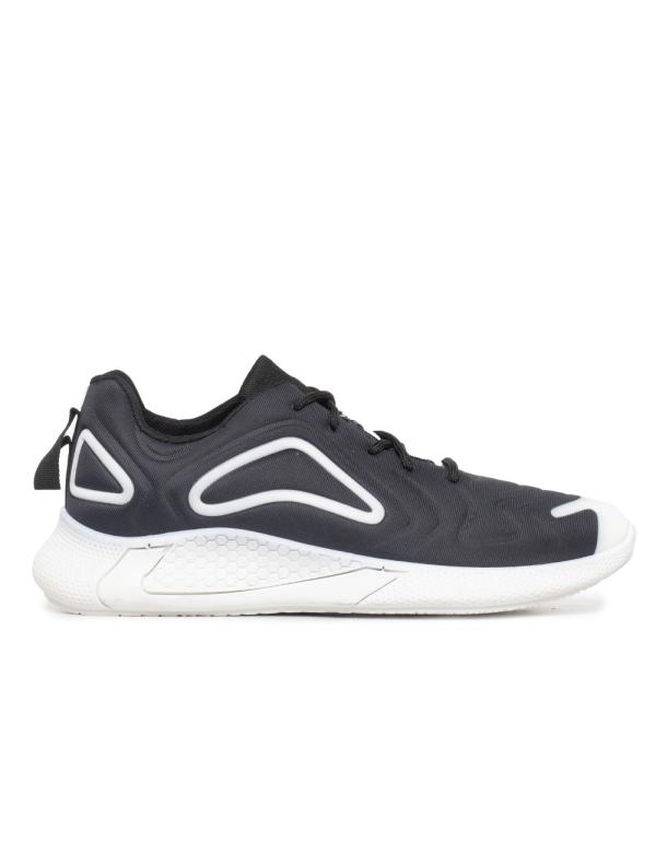 Ανδρικά Sneakers μαύρα με χοντρή σόλα και σχέδιο