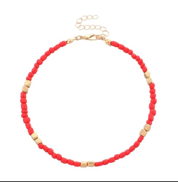 Anklet Fiesta Red