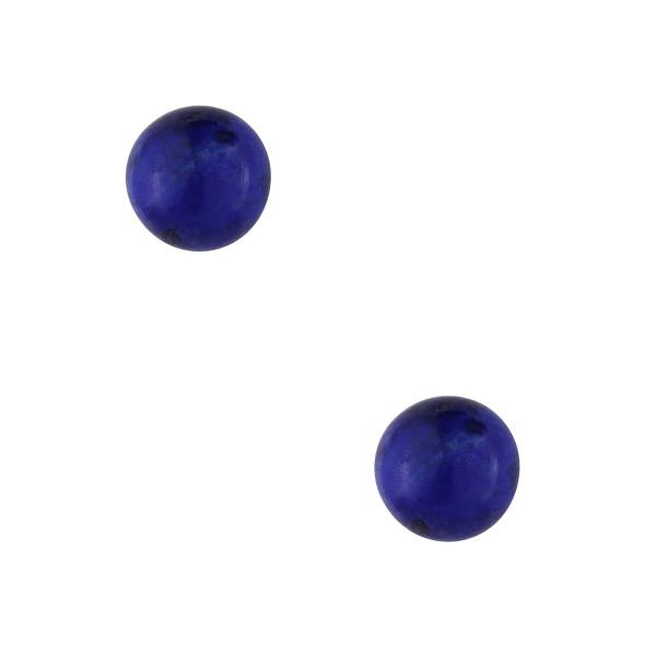Σκουλαρίκια από επιχρυσωμένο ασήμι 925° Lapis Lazuli