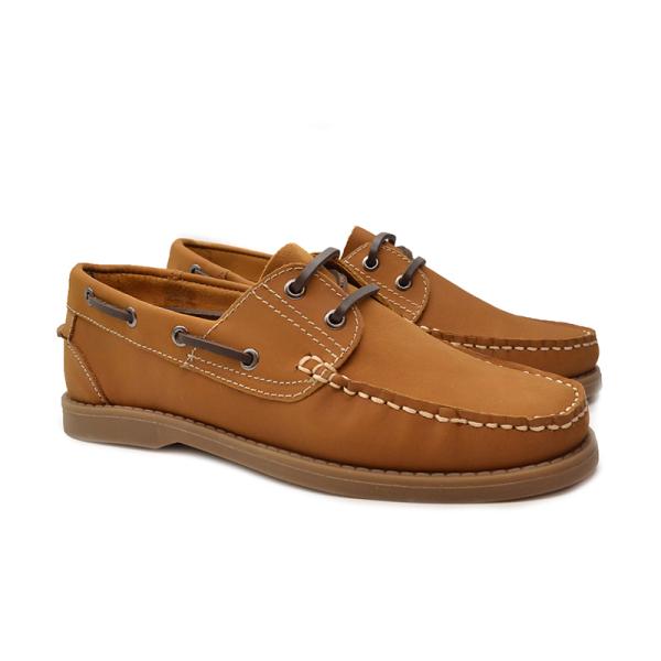 HAWKINS BOAT SHOE 6063 CAMEL SUEDE