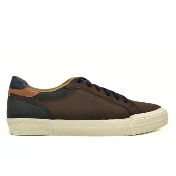 HAWKINS ΑΝΔΡΙΚΟ ΔΕΡΜΑΤΙΝΟ SNEAKER 8425 BROWN