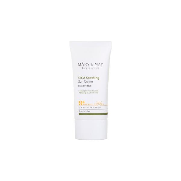 Mary & May Vegan CICA Soothing Sun Cream SPF50+ PA++++