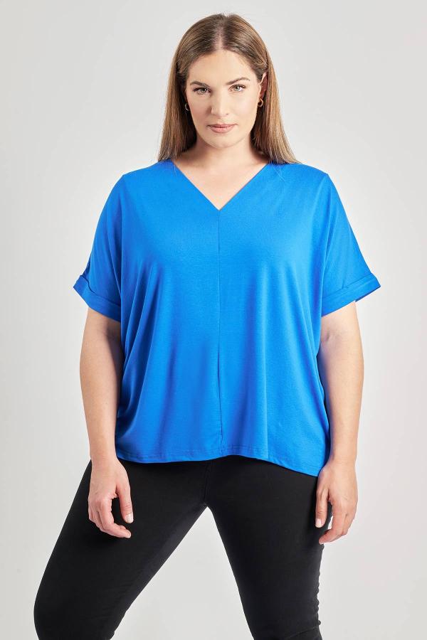 Basic μπλούζα με κάθετη ραφή