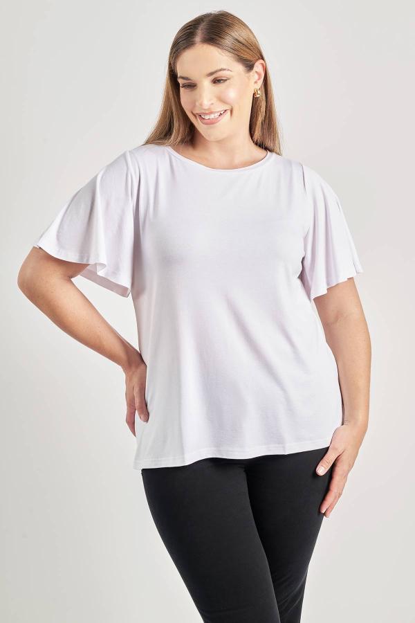 Basic μπλούζα με flared μανίκια