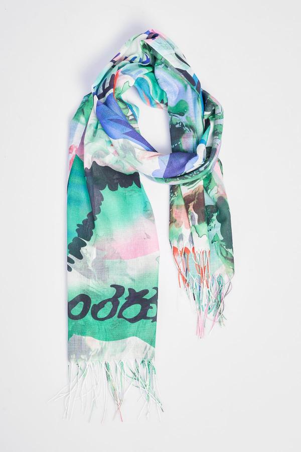 Εσάρπα βαμβακερή εμπριμέ