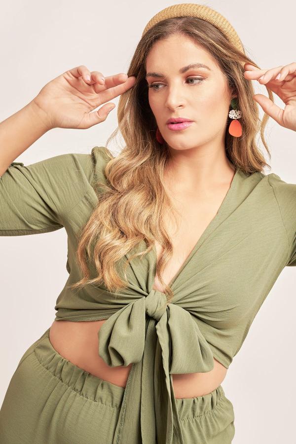 Μπολερό με δέσιμο μπροστά