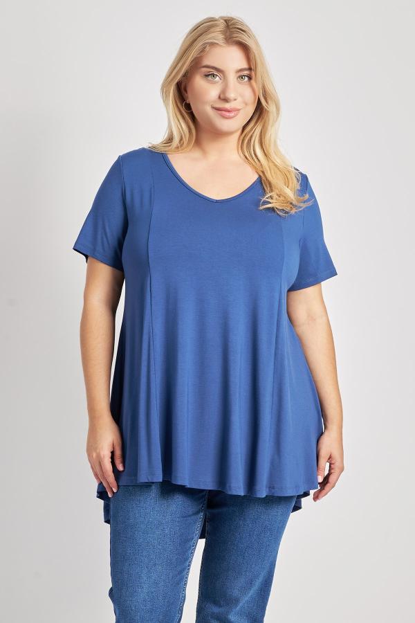 Hi-lo μπλούζα φυτική ίνα bamboo