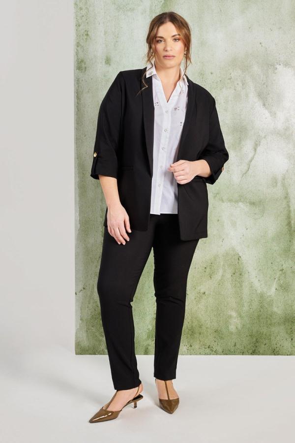 Παντελόνι κρεπ slim fit