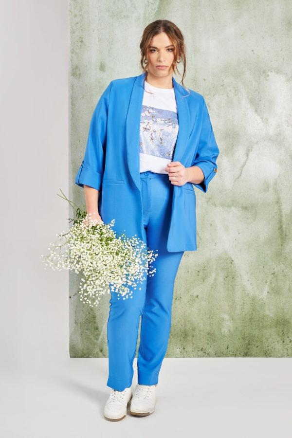 Παντελόνι κρεπ slim fit