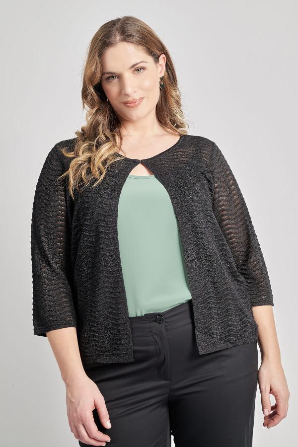 Πλεκτή ζακέτα μπολερό