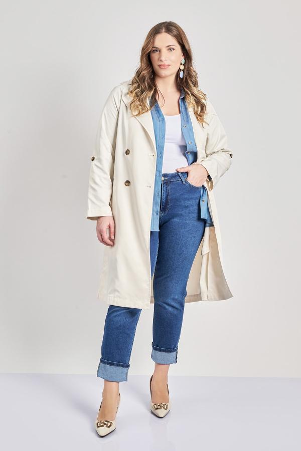 Καμπαρντίνα σε Α γραμμή αδιάβροχη