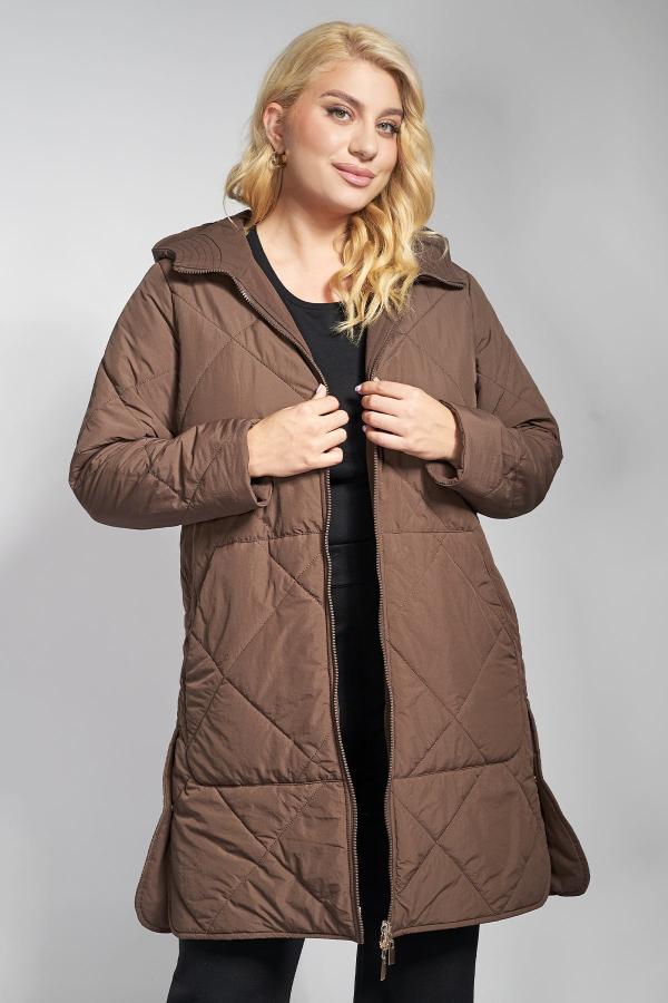 Μπουφάν διπλής όψης με κουκούλα