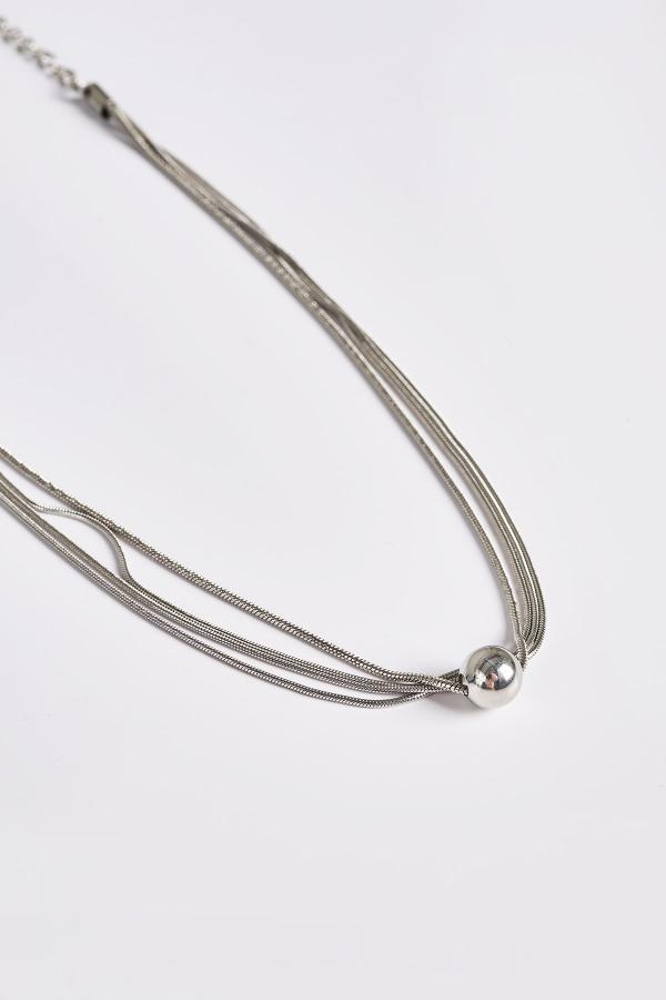 Κολιέ αλυσίδα με μπίλια