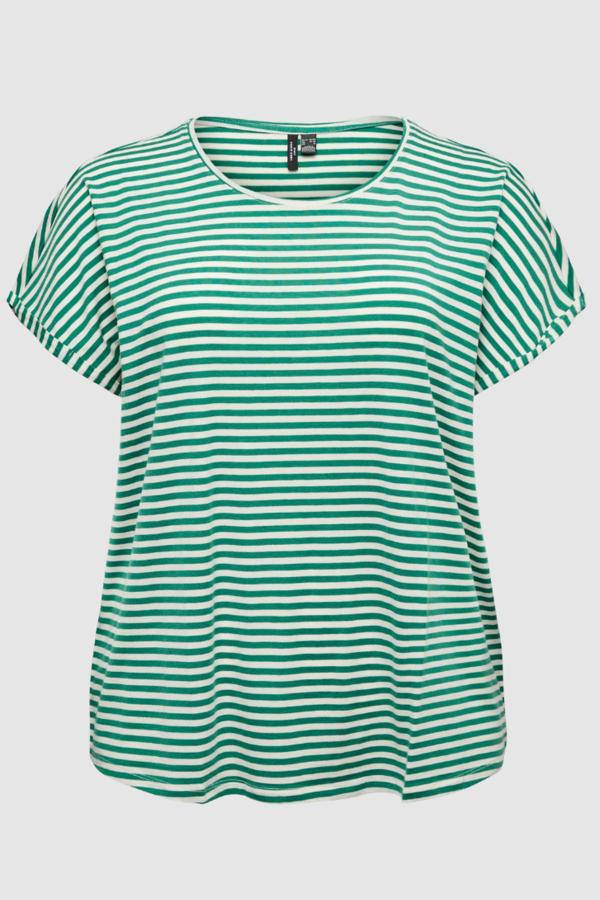 Ριγέ t-shirt σε tencel VERO MODA