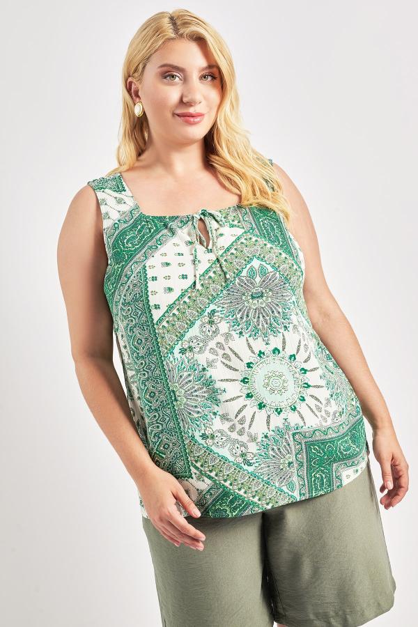 Μπλούζα εμπριμέ patchwork VERO MODA