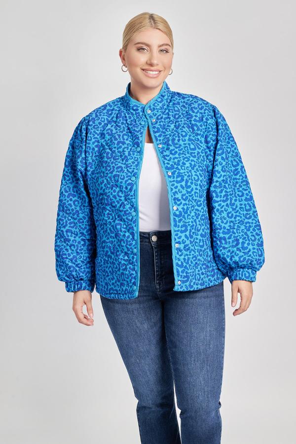 Καπιτονέ bomber τζάκετ animal print VERO MODA