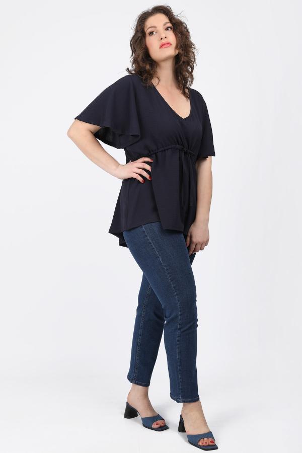 Jeggings denim με ελαστική μέση