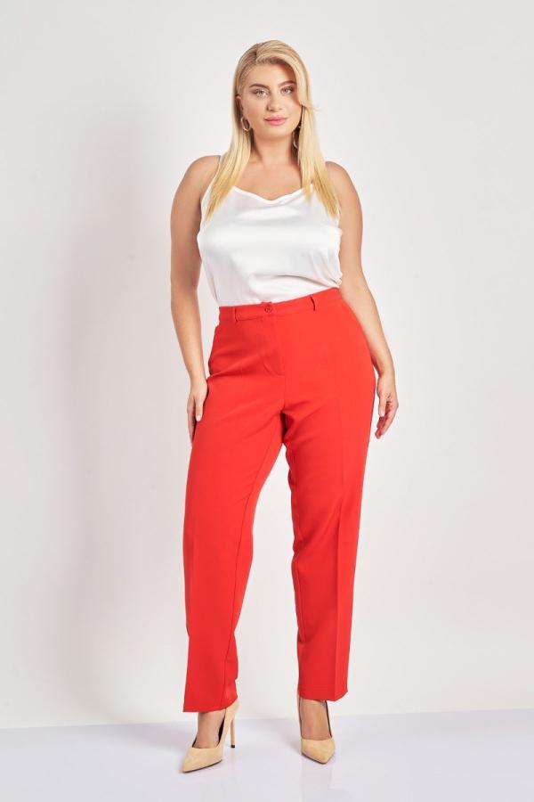 Κρεπ παντελόνι κοστουμιού με τσάκιση