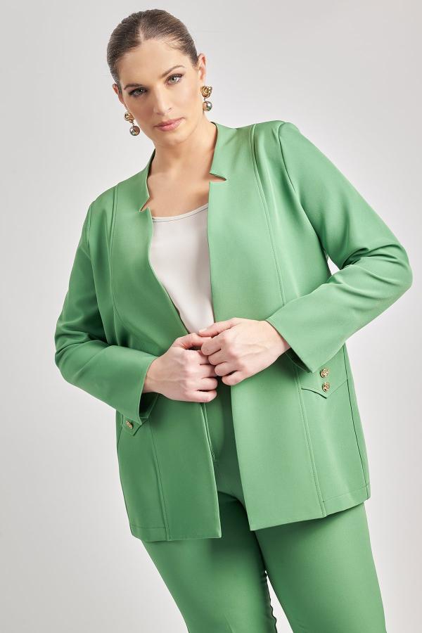 Κρεπ σακάκι με κουμπιά