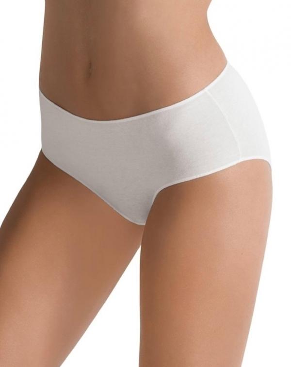 3 Τεμάχια Βαμβακερά Κιλοτάκια-Μπόξερ - Λευκό - CT3488-Λευκό-3XL