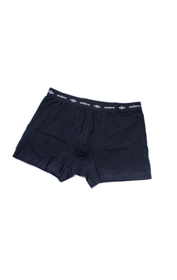 Mαύρο Βαμβακερό Boxer Umbro - Μαύρο - LC0701S-Μαύρο-M