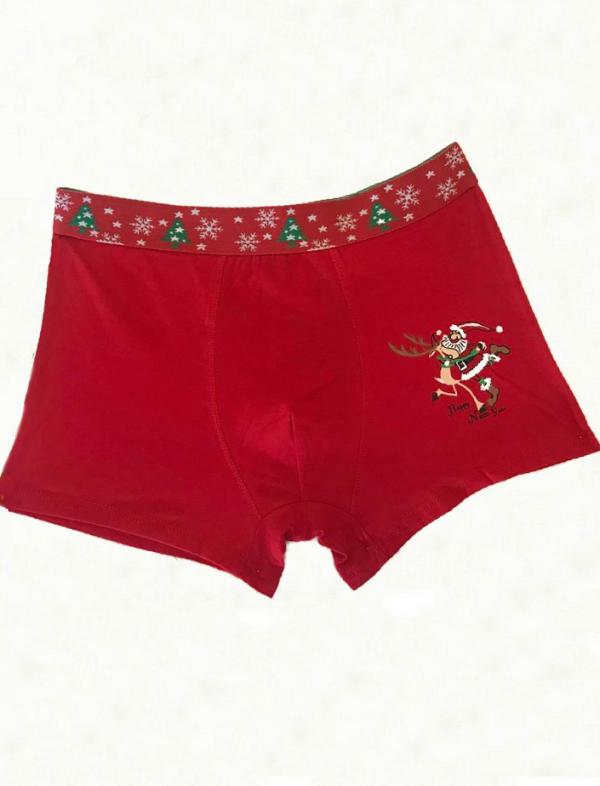 Μπόξερ Santa Claus - Κόκκινο - LC77311-Κόκκινο-6-8ετών