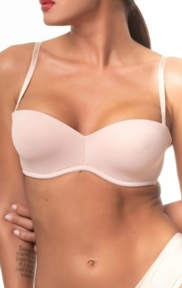 Strapless Σουτιέν Donna - Μπεζ - LC9943-11-Μπεζ-70Β