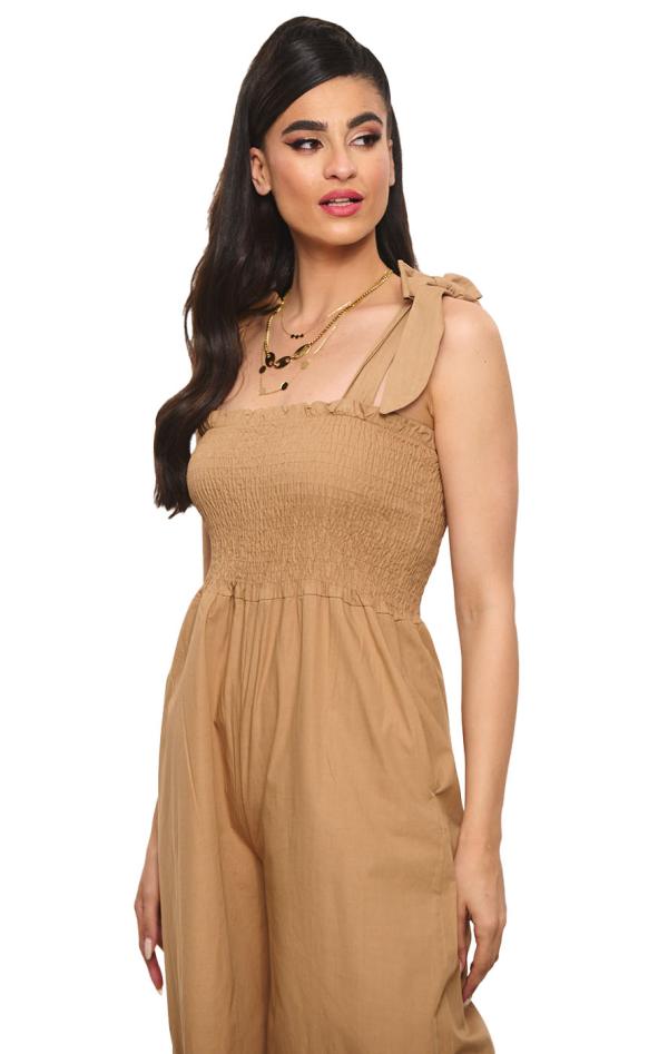 Ολόσωμη Φόρμα Fiorelle - Καφέ - LC6653-12-Καφέ-One Size