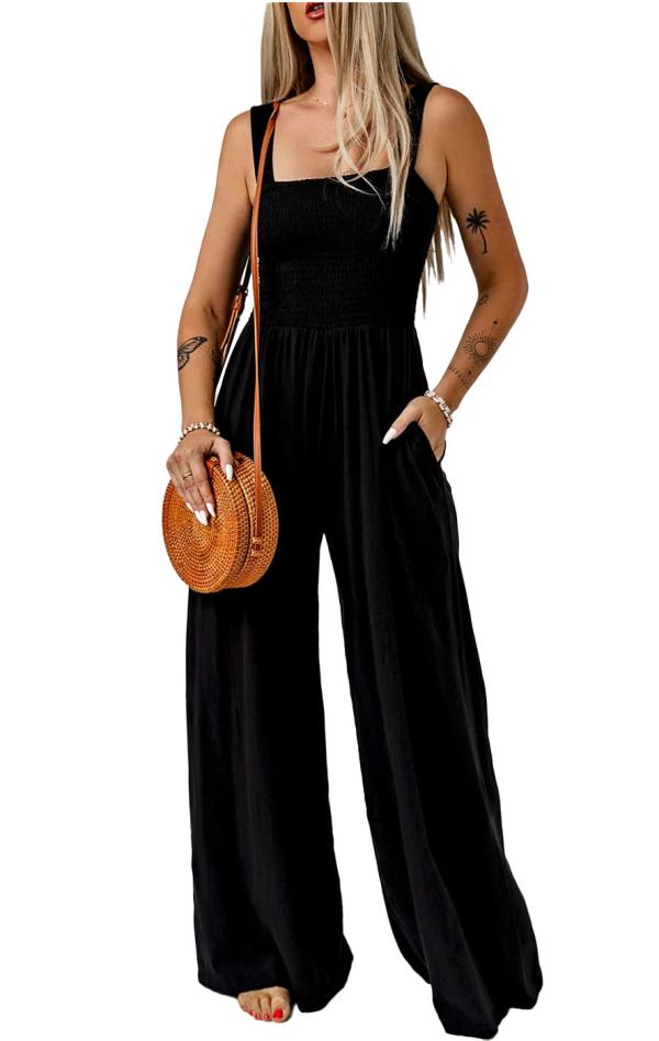 Ολόσωμη Φόρμα - Μαύρο - LC6411644-2-Μαύρο-L