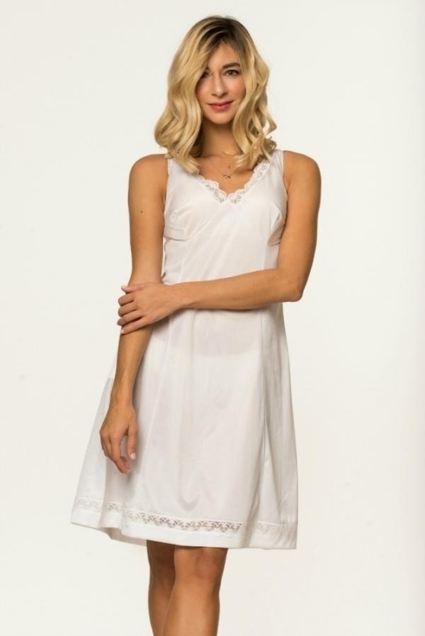 Lingerie Jersey Νυχτικιά - Λευκό - PR379-1-Λευκό-L